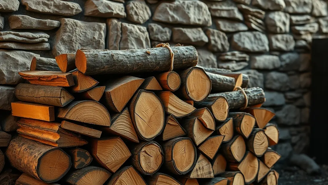 Les trets de bois de chauffage : illustration 1